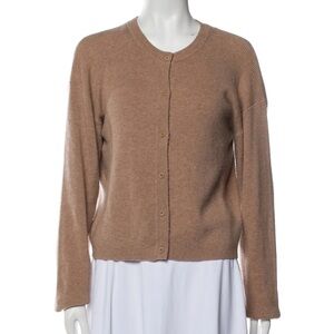 Naadam ribbed wool and cashmere cardigan in size small